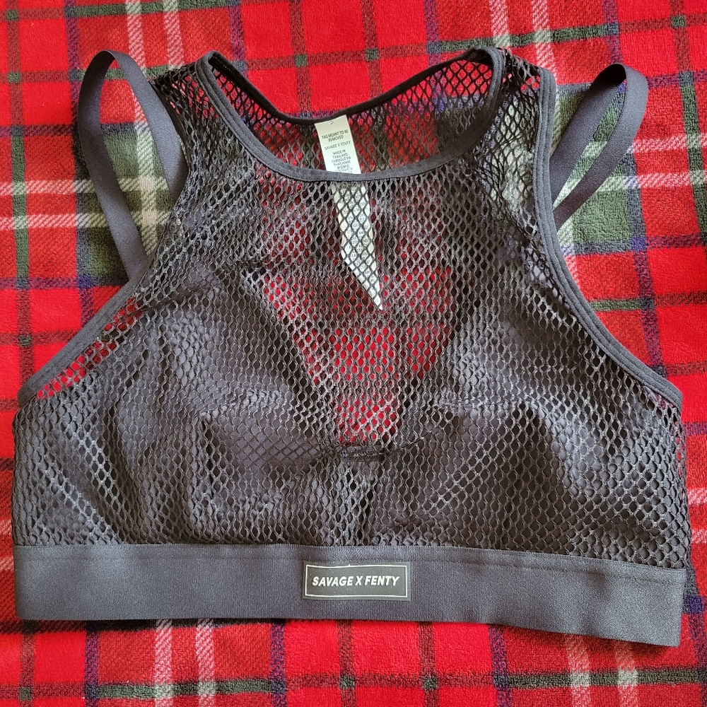 SavageXFenty Mesh Bra